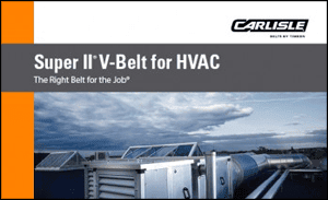 Download the Brochure for Super II V-Belt for HVAC Machinery