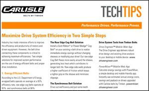 Download the Drive System Efficiency Guide to Maximise Your Drive Efficiency in 2 Simple Steps