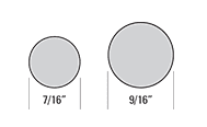 Round Belt Cross Sections